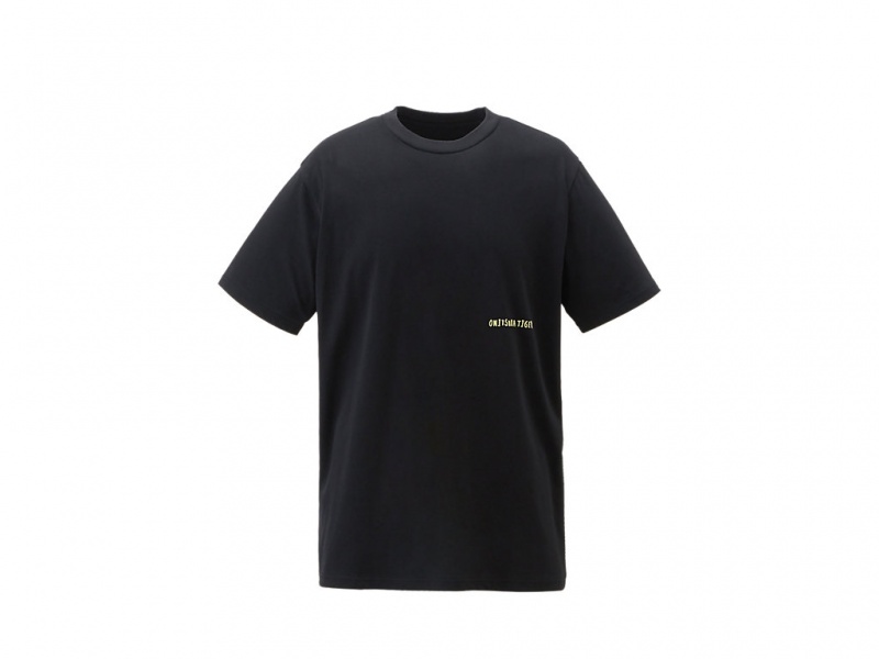 Onitsuka Tiger Graphic Tee Kleidung Herren Schwarz | AV3207146