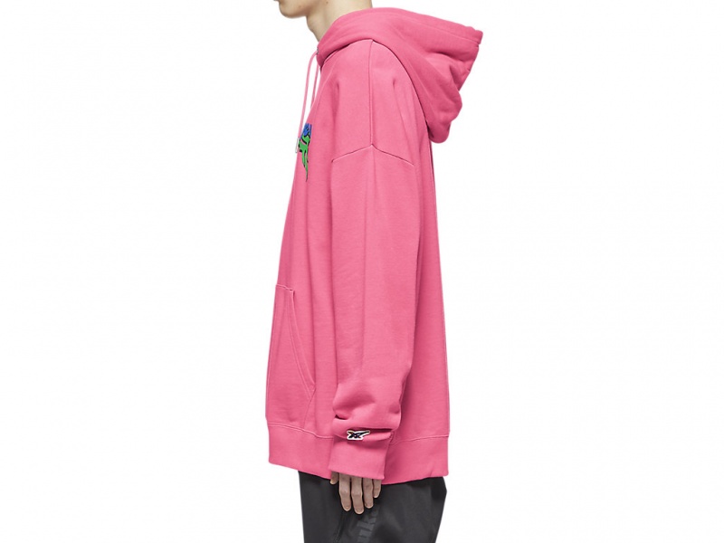 Onitsuka Tiger Hoodie Top Kleidung Damen Rosa | KZ8327041