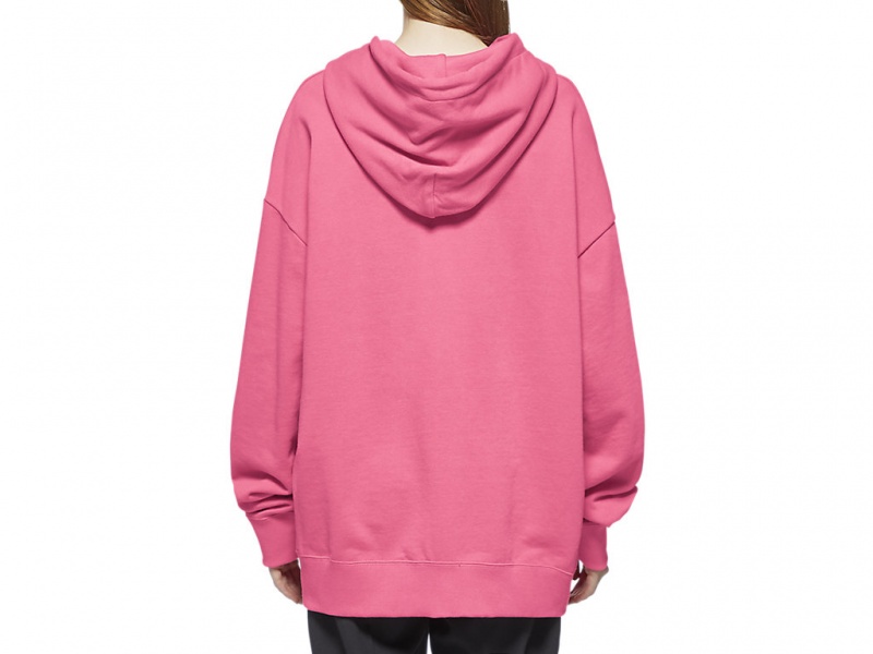 Onitsuka Tiger Hoodie Top Kleidung Damen Rosa | KZ8327041