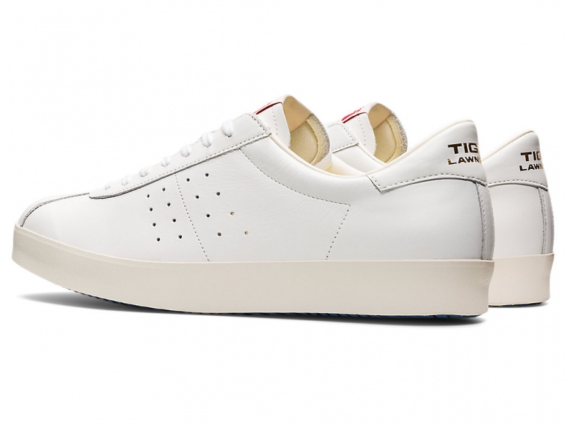 Onitsuka Tiger Lawnship Nm Schuhe Damen Weiß Weiß | IH9134067