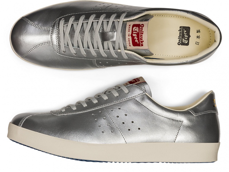 Onitsuka Tiger Lawnship Nm Schuhe Damen Silber Silber | PK9647081