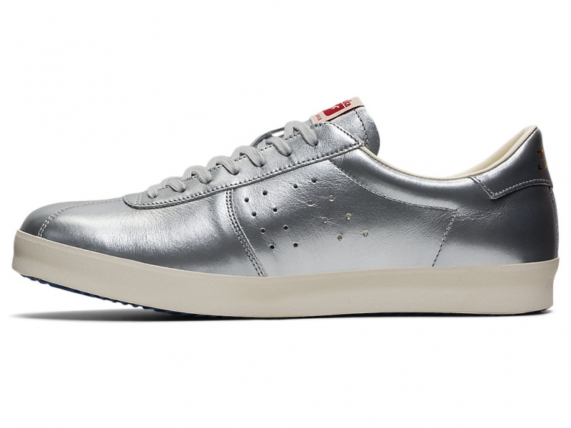 Onitsuka Tiger Lawnship Nm Schuhe Damen Silber Silber | PK9647081