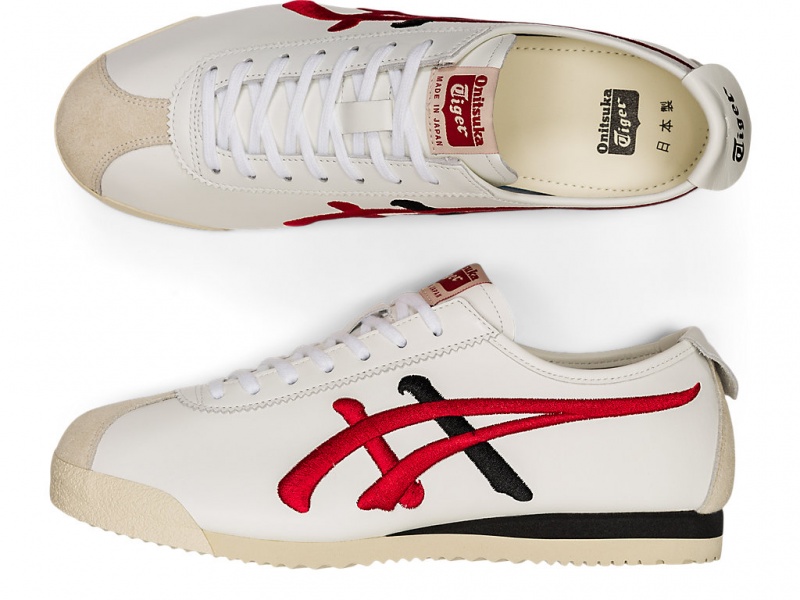 Onitsuka Tiger Limber-Up Nm Schuhe Damen Weiß Rot | NC7082165