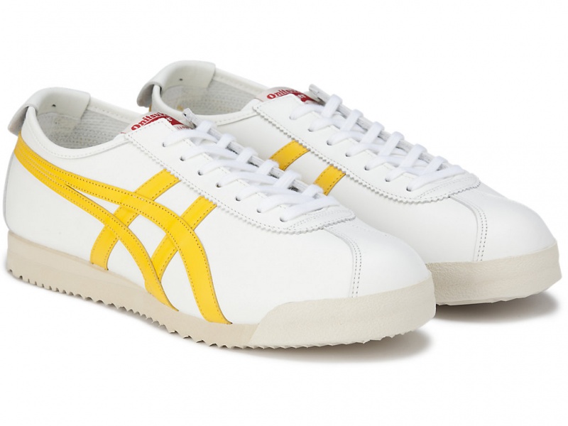 Onitsuka Tiger Limber Up Nm Schuhe Damen Weiß Gelb | BY8261054