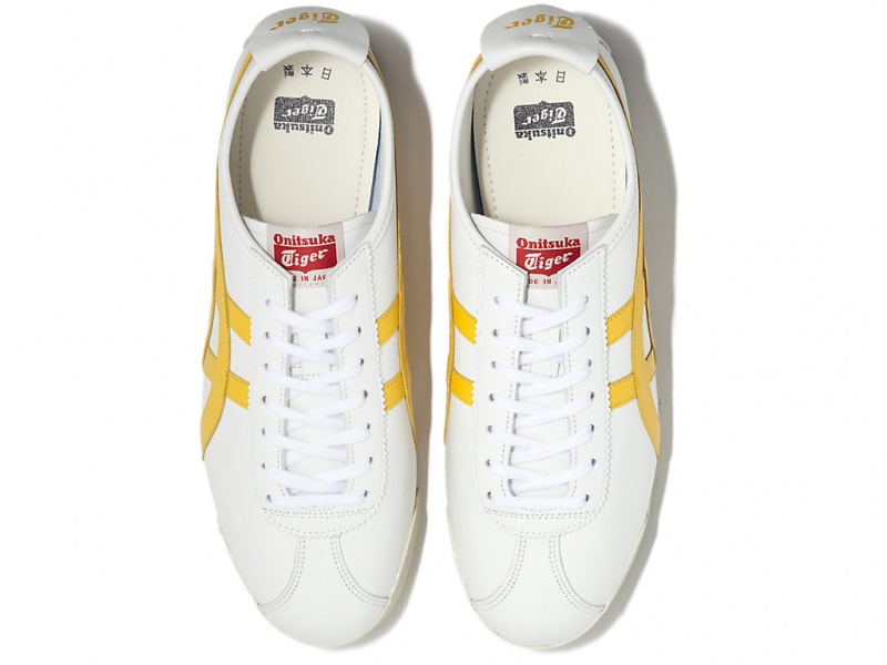 Onitsuka Tiger Limber Up Nm Schuhe Damen Weiß Gelb | BY8261054