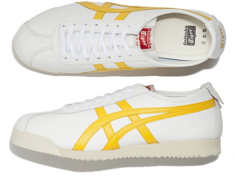 Onitsuka Tiger Limber Up Nm Schuhe Damen Weiß Gelb | BY8261054