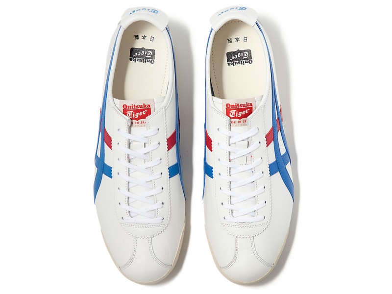 Onitsuka Tiger Limber Up Nm Schuhe Damen Weiß Blau | WV8517039