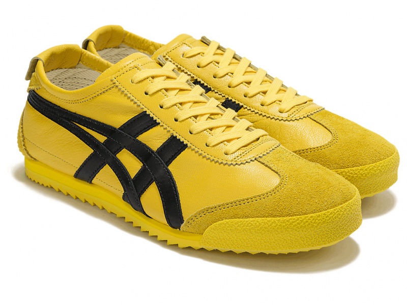 Onitsuka Tiger Mexico 66 Deluxe Schuhe Damen Gelb Schwarz | MJ0318472