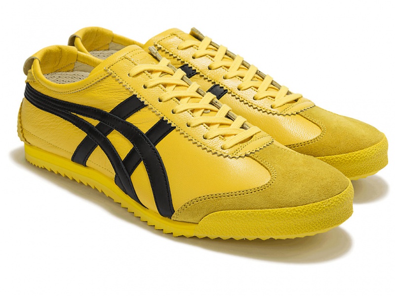 Onitsuka Tiger Mexico 66 Deluxe Schuhe Herren Gelb Schwarz | CB3590142