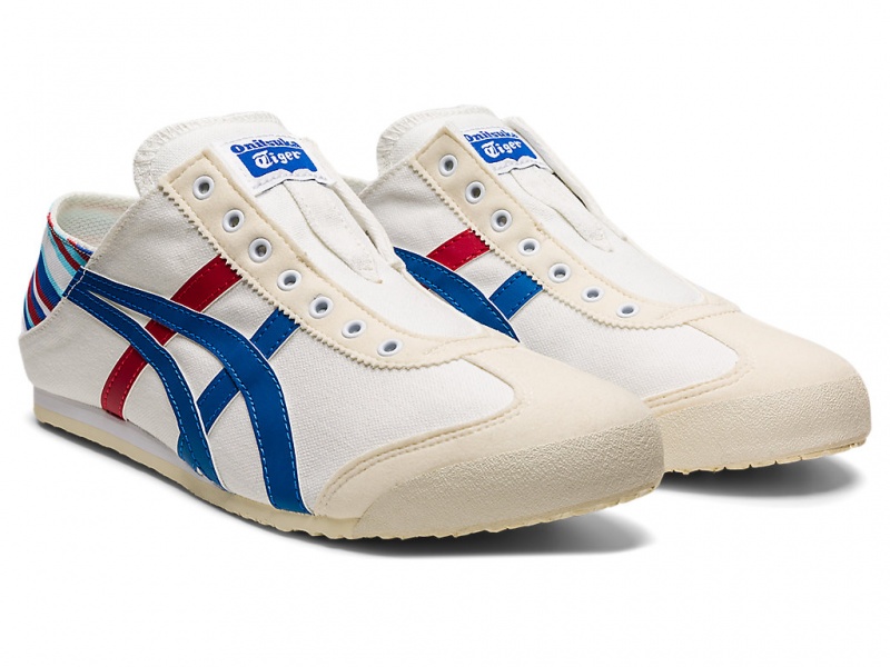 Onitsuka Tiger Mexico 66 Paraty Schuhe Damen Weiß Blau | NA1374026