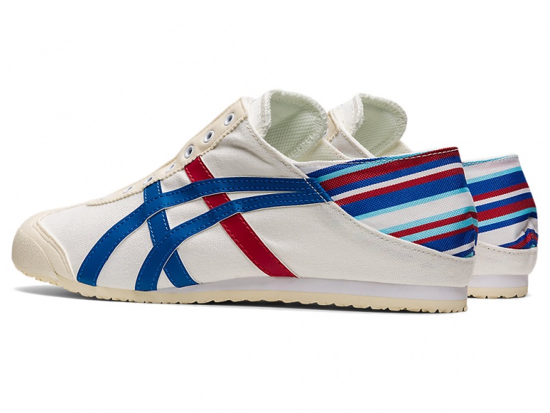 Onitsuka Tiger Mexico 66 Paraty Schuhe Damen Weiß Blau | NA1374026