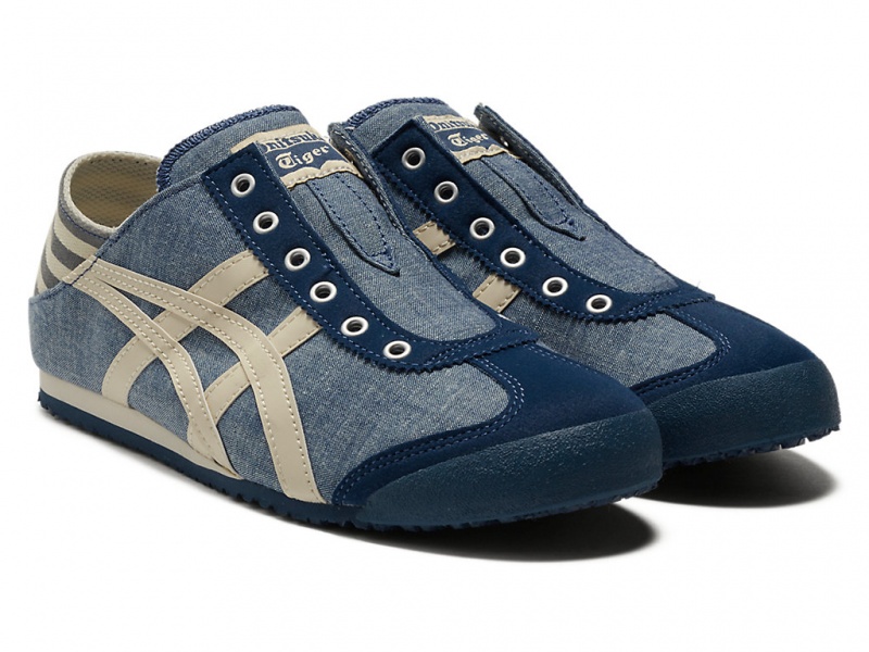 Onitsuka Tiger Mexico 66 Paraty Schuhe Damen Blau | UO1978426