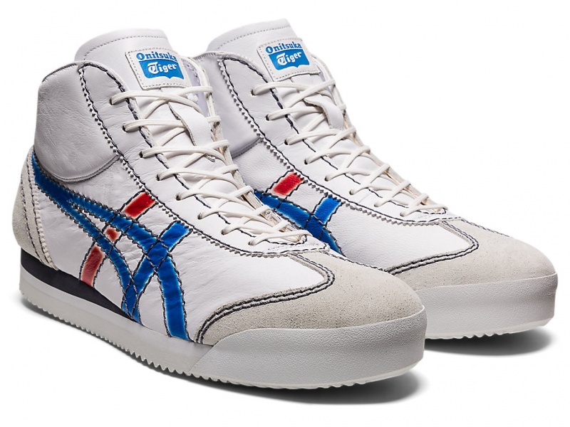 Onitsuka Tiger Mexico 66 SD PF MR Schuhe Damen Weiß Blau | NW4012398