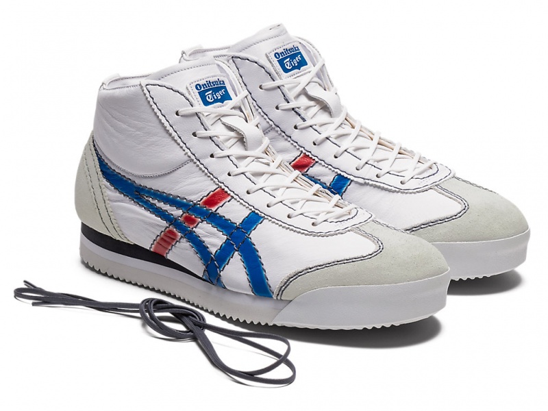 Onitsuka Tiger Mexico 66 SD PF MR Schuhe Damen Weiß Blau | NW4012398