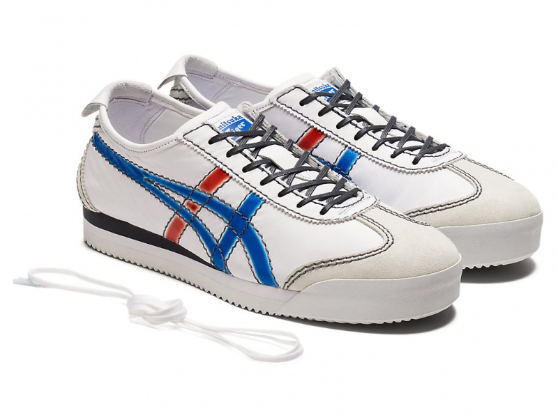 Onitsuka Tiger Mexico 66 SD PF Schuhe Herren Weiß Blau | QF0596132