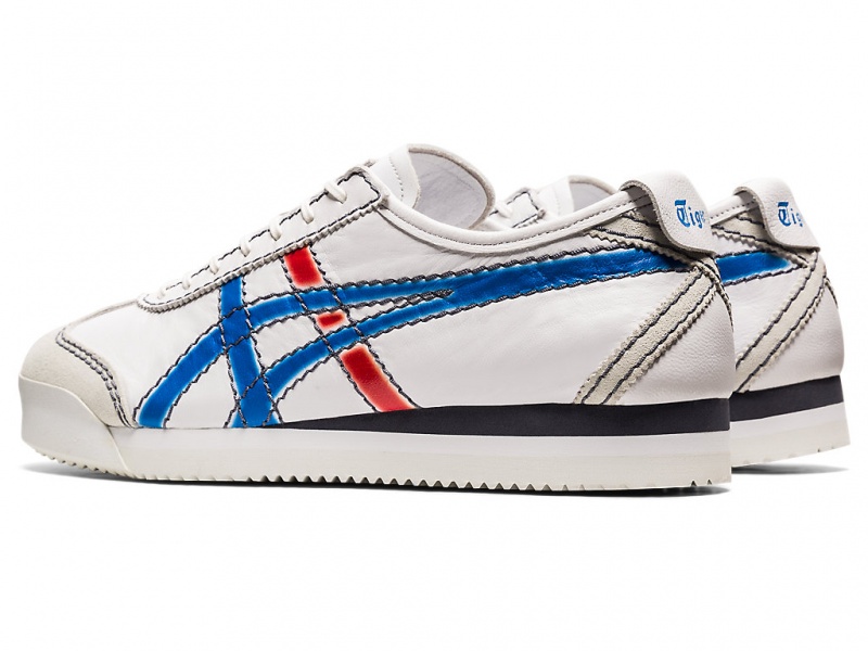 Onitsuka Tiger Mexico 66 SD PF Schuhe Herren Weiß Blau | QF0596132