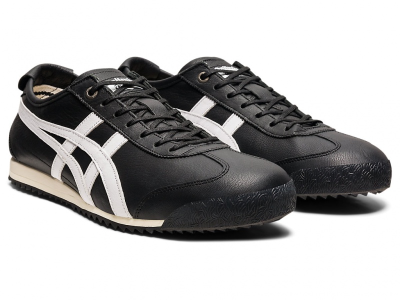 Onitsuka Tiger Mexico 66 SD Schuhe Damen Schwarz Weiß | BD2195084