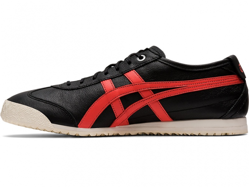 Onitsuka Tiger Mexico 66 SD Schuhe Damen Schwarz Rot | OL1806529