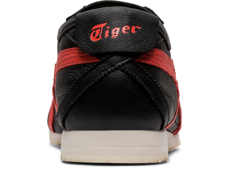 Onitsuka Tiger Mexico 66 SD Schuhe Damen Schwarz Rot | OL1806529