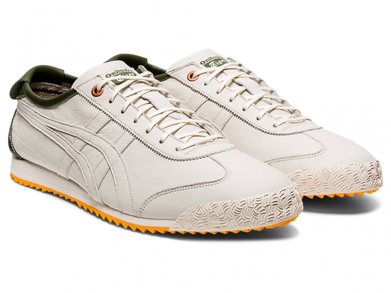 Onitsuka Tiger Mexico 66 SD Schuhe Damen Weiß Grün | ZK3459208