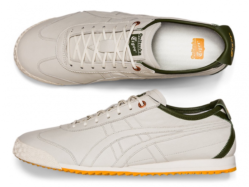 Onitsuka Tiger Mexico 66 SD Schuhe Damen Weiß Grün | ZK3459208