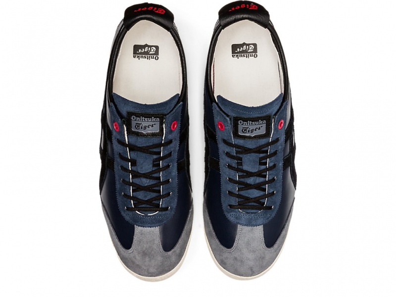 Onitsuka Tiger Mexico 66 SD Schuhe Damen Navy Schwarz | JB1053279