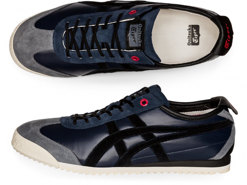 Onitsuka Tiger Mexico 66 SD Schuhe Damen Navy Schwarz | JB1053279