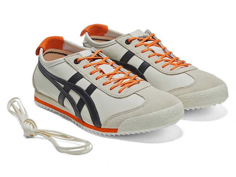 Onitsuka Tiger Mexico 66 SD Schuhe Damen Weiß Schwarz | IU5187623