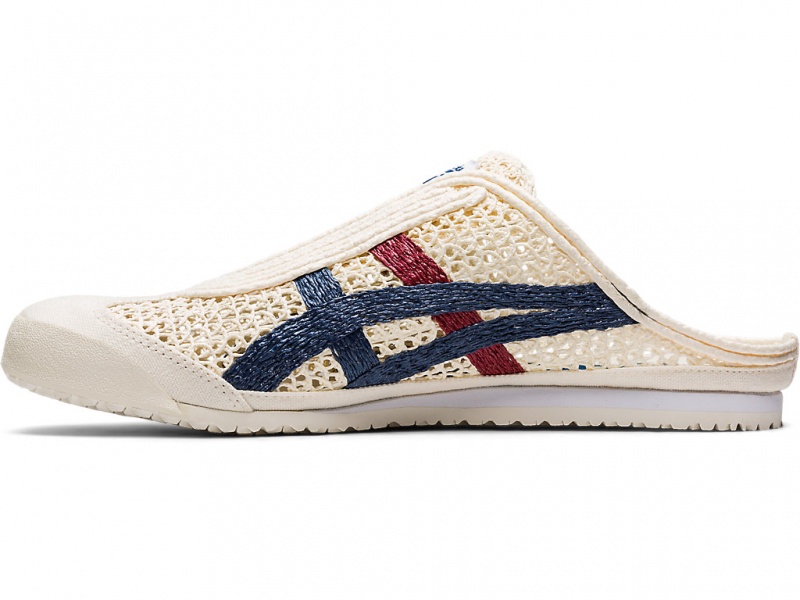 Onitsuka Tiger Mexico 66 Sabot Schuhe Herren Weiß Blau | UI6318954