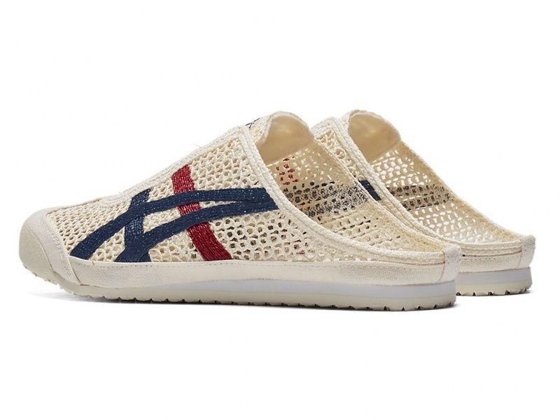 Onitsuka Tiger Mexico 66 Sabot Schuhe Herren Weiß Blau | AN8169274