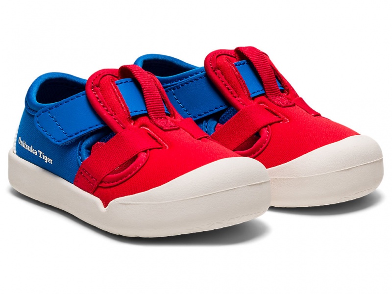 Onitsuka Tiger Mexico 66 Sandalen Kinder Rot Blau | NA2953170