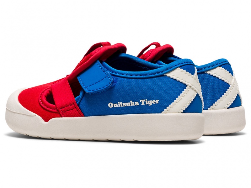 Onitsuka Tiger Mexico 66 Sandalen Kinder Rot Blau | NA2953170