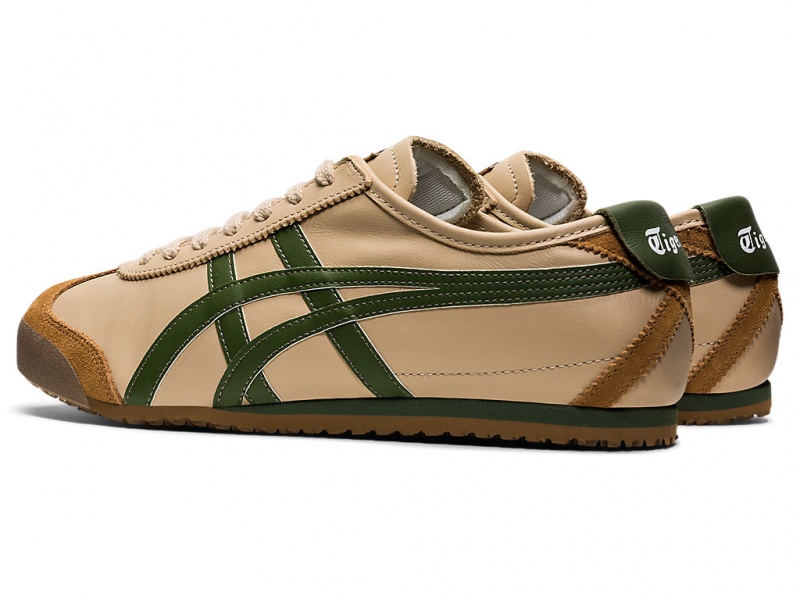 Onitsuka Tiger Mexico 66 Schuhe Damen Beige Grün | SF0316459