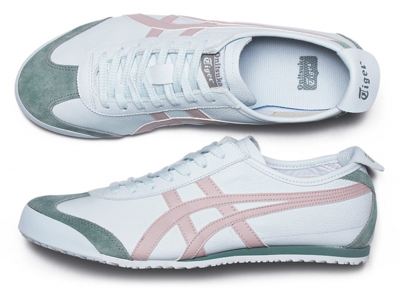 Onitsuka Tiger Mexico 66 Schuhe Damen Blau Rosa | CE9508673