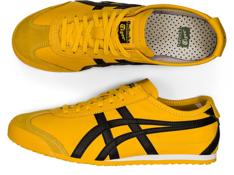 Onitsuka Tiger Mexico 66 Schuhe Damen Gelb Schwarz | GL1507236