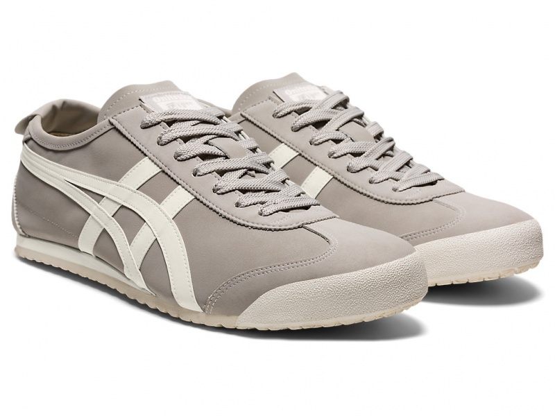 Onitsuka Tiger Mexico 66 Schuhe Damen Grau Weiß | NB0457693