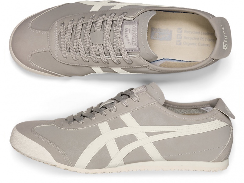 Onitsuka Tiger Mexico 66 Schuhe Damen Grau Weiß | NB0457693