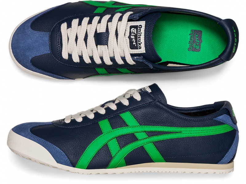 Onitsuka Tiger Mexico 66 Schuhe Damen Navy | DE1365709