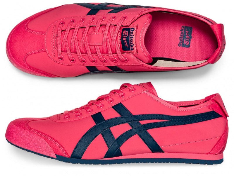 Onitsuka Tiger Mexico 66 Schuhe Damen Rosa Blau | PR2817349