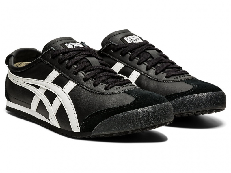 Onitsuka Tiger Mexico 66 Schuhe Damen Schwarz Weiß | HX5037148