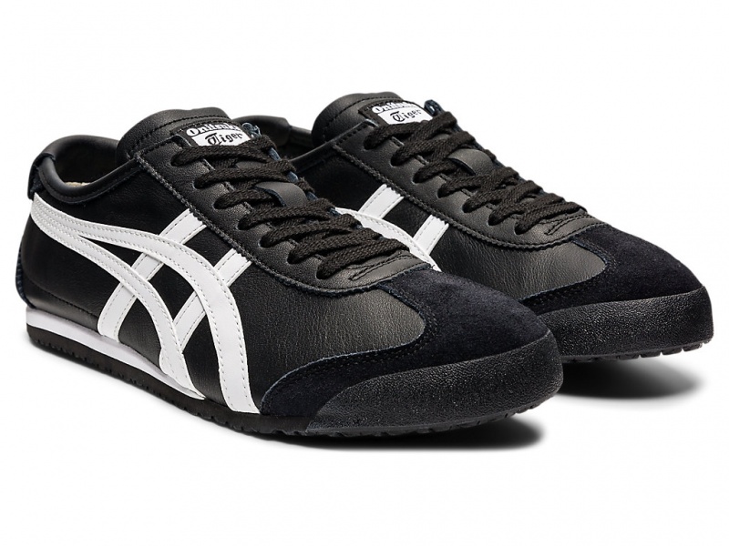 Onitsuka Tiger Mexico 66 Schuhe Damen Schwarz Weiß | HX5037148