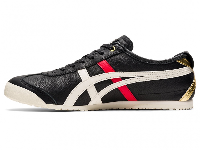 Onitsuka Tiger Mexico 66 Schuhe Damen Schwarz Weiß | MX6423708