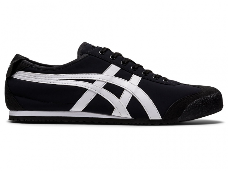 Onitsuka Tiger Mexico 66 Schuhe Damen Schwarz Weiß | RF2531046