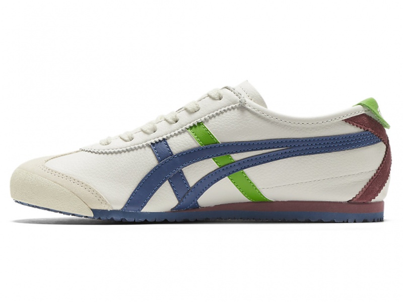 Onitsuka Tiger Mexico 66 Schuhe Damen Weiß Blau | NA4982316