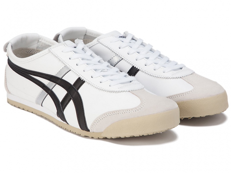 Onitsuka Tiger Mexico 66 Schuhe Damen Weiß Schwarz | KC8234719