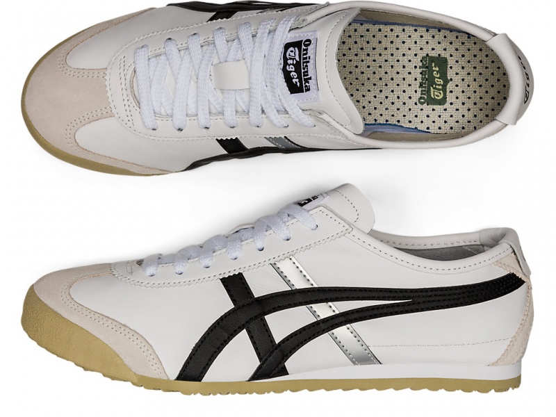 Onitsuka Tiger Mexico 66 Schuhe Damen Weiß Schwarz | KC8234719