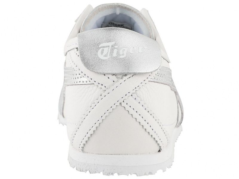 Onitsuka Tiger Mexico 66 Schuhe Damen Weiß Silber | NY4290651