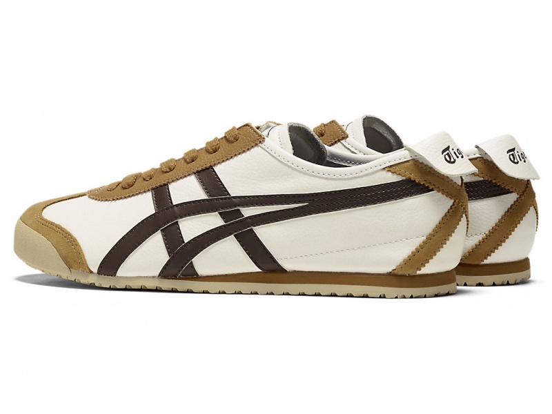 Onitsuka Tiger Mexico 66 Schuhe Damen Weiß Braun | FW2894706