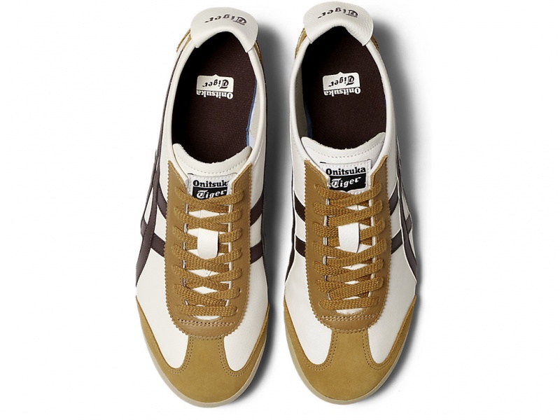 Onitsuka Tiger Mexico 66 Schuhe Damen Weiß Braun | FW2894706