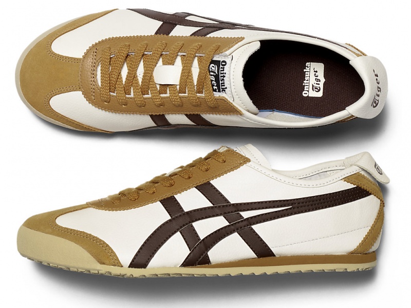 Onitsuka Tiger Mexico 66 Schuhe Damen Weiß Braun | FW2894706